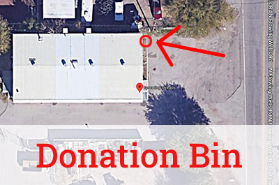 Donation Bin Location for Spreading Threads