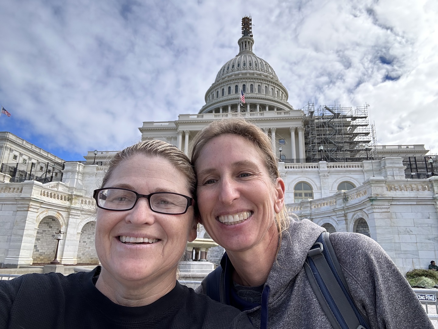 Wright and Bennett in front of Capital Building Oct. 17, 2023